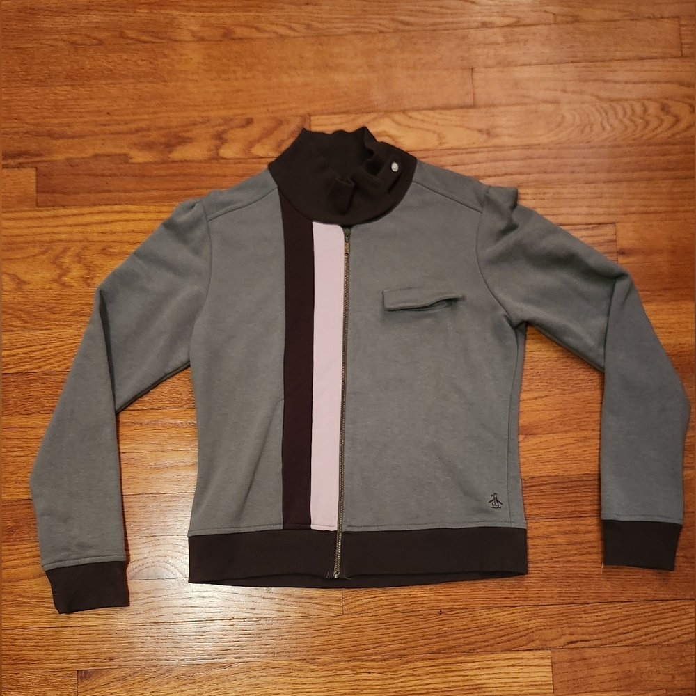 Vintage Inspired Penguin Zip Up Sweatshirt